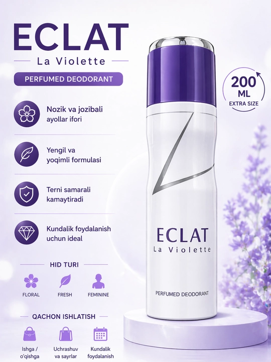 Женский дезодорант, парфюмированный дезодорант для женщин. 200ML - 
