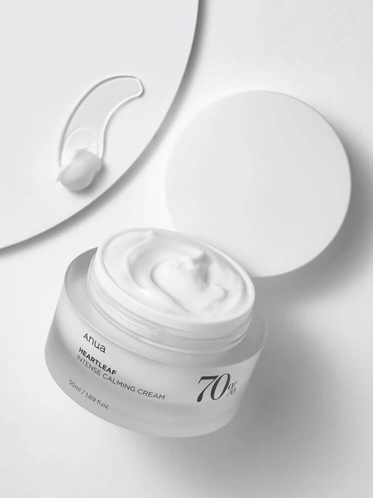 Anua Heartleaf 70% Intense Calming Cream — успокаивающий крем с хауттюйнией 70%