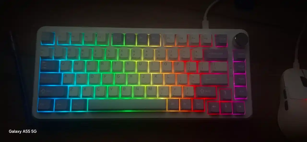 AJAZZ AK820 Max HE RGB simli mexanik klaviatura, magnit switch, gaming va ofis kompyuterga
