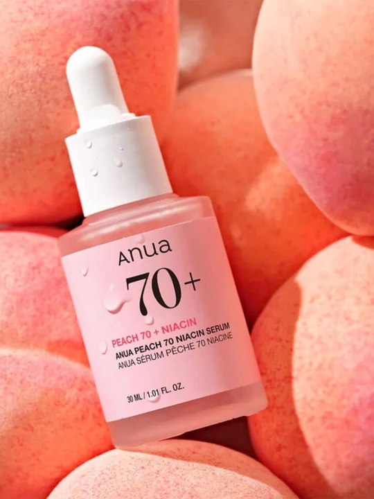 Сыворотка для лица Anua Peach 70 с ниацином, персиковый цвет и ниацинамид, 30 мл - 