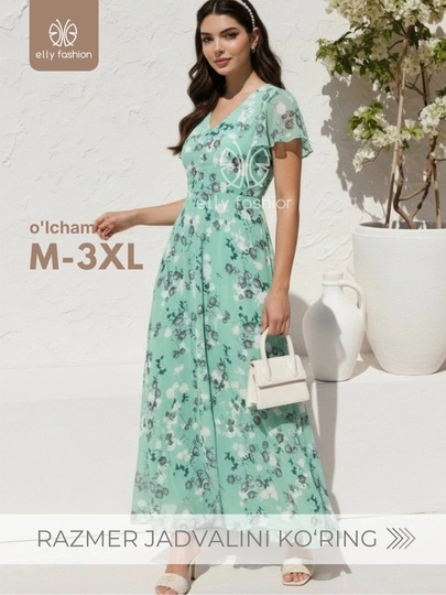 Платье женское повседневное, шифоновое - ELLY FASHION