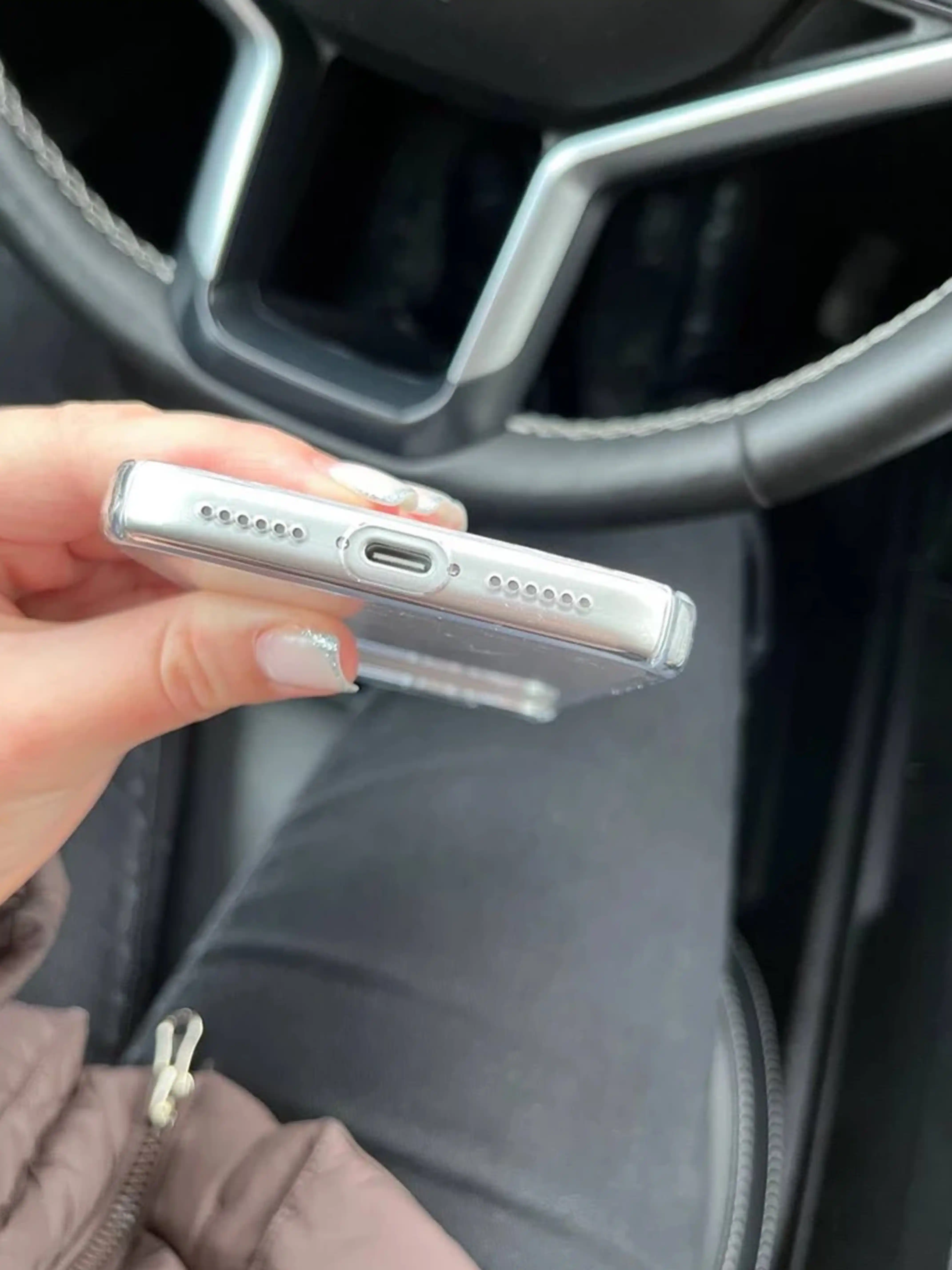 Чехол на iPhone XR, XS, 11, 12, 13, 14, 15, 16, 17, Pro, Max, Plus, прозрачный, силикон