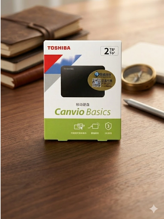 Toshiba Canvio Basics 2TB tashqi qattiq disk