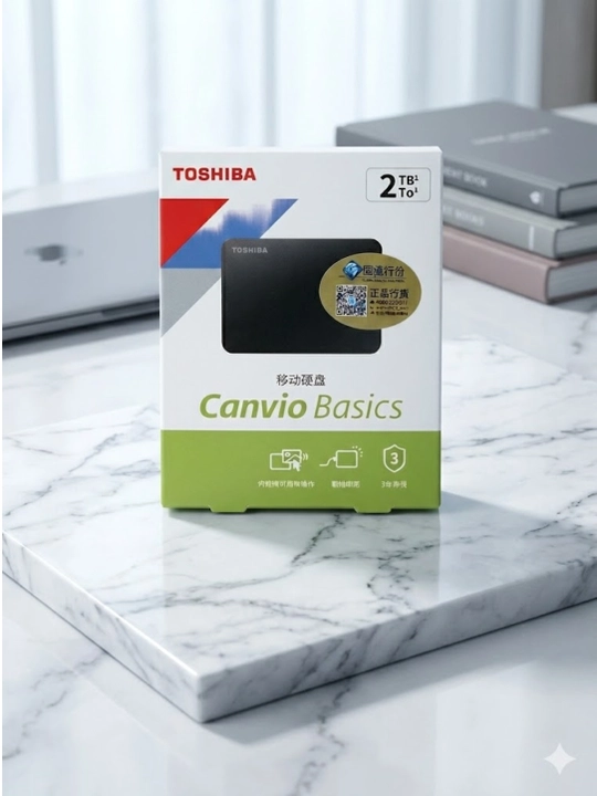Toshiba Canvio Basics 2TB tashqi qattiq disk