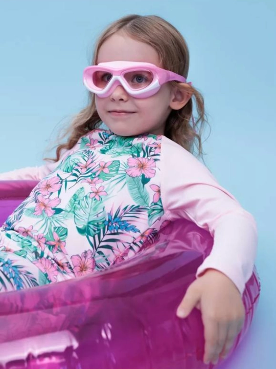 Детские очки для плавания 3-12 лет антифог UV защита с берушами