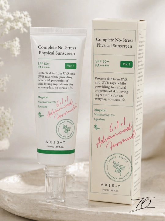 Axis-Y Complete No-Stress Physical Sunscreen SPF 50+ PA++++ quyoshdan himoya kremi