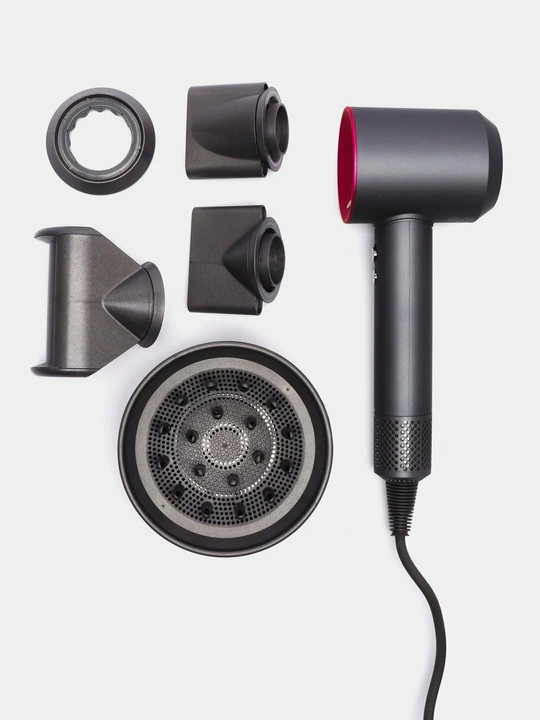 Фен-стайлер Dyson, мощность 1600Вт, 4 температурных режима, 2 магнитных насадок - 