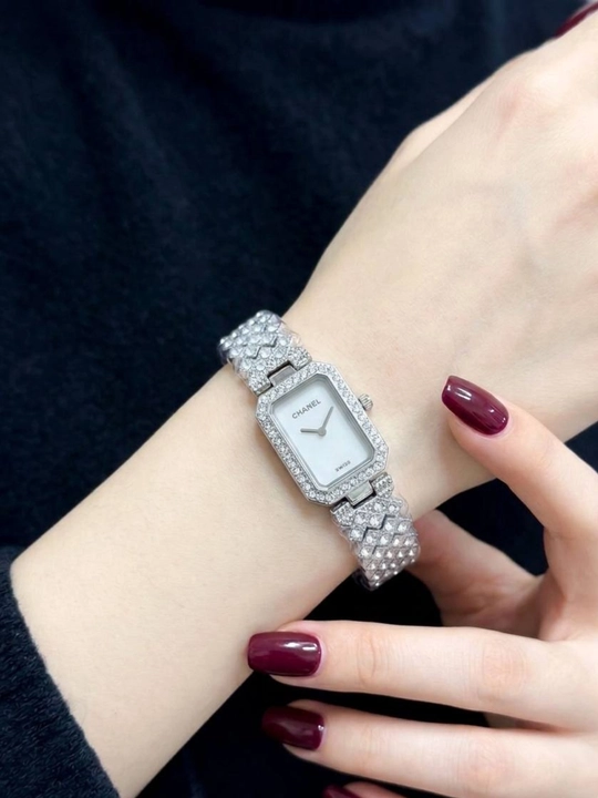 Chanel soat, ayollar soati, toshli soat - 