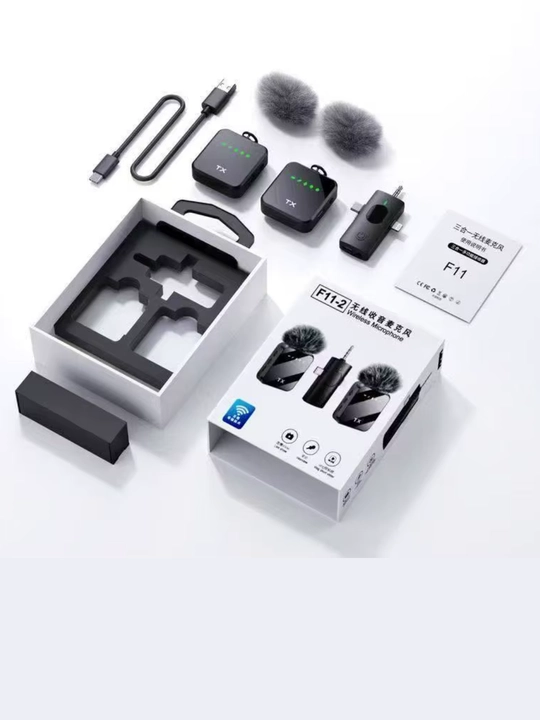 Simsiz mikrofon petlichka Android/iPhone uchun, Type-C, Lightning - 