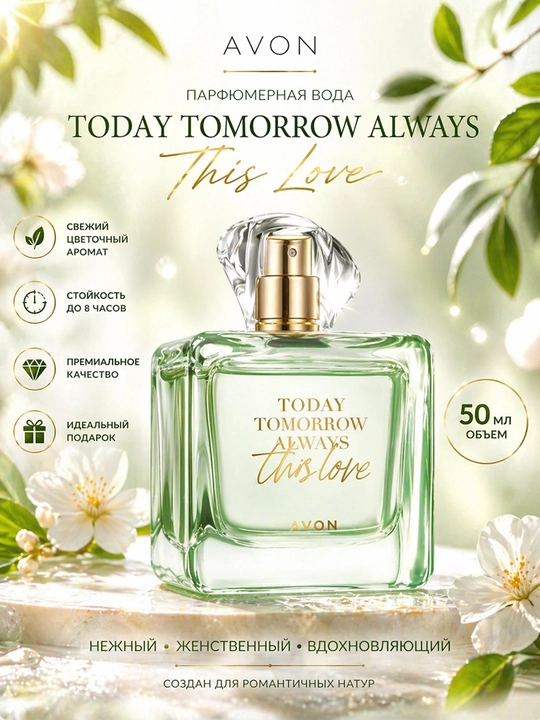Parfyumlangan suv Tomow Always Love, 50 ml - 