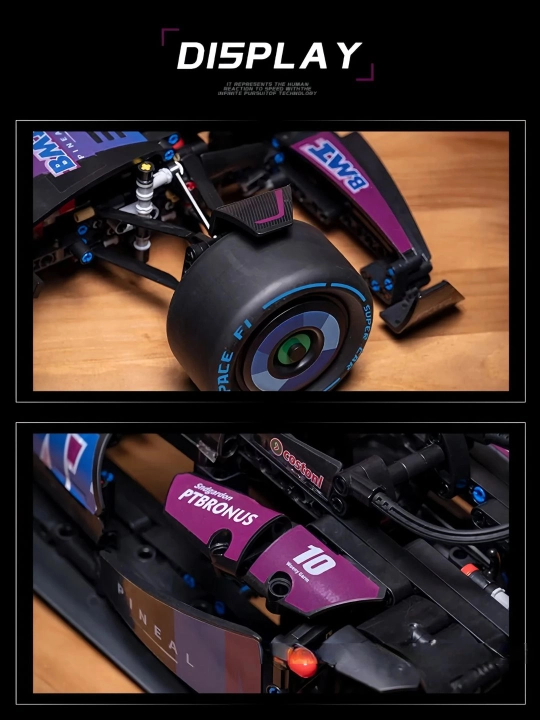 F1 Poyga Avtomobili 1:8 — Professional Konstruktor