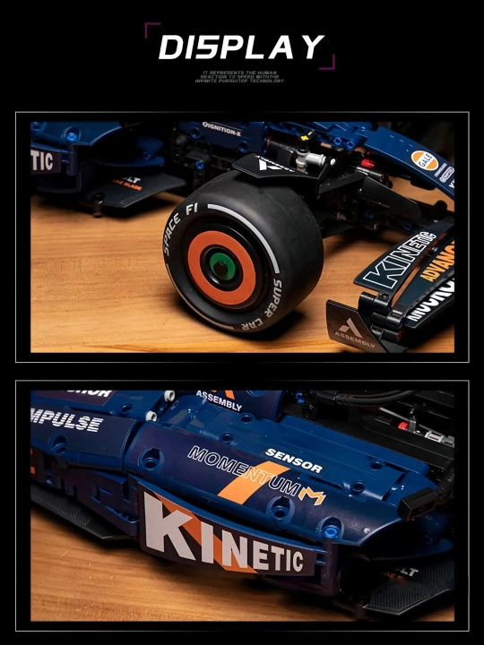F1 Poyga Avtomobili 1:8 — Professional Konstruktor