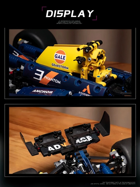 F1 Poyga Avtomobili 1:8 — Professional Konstruktor