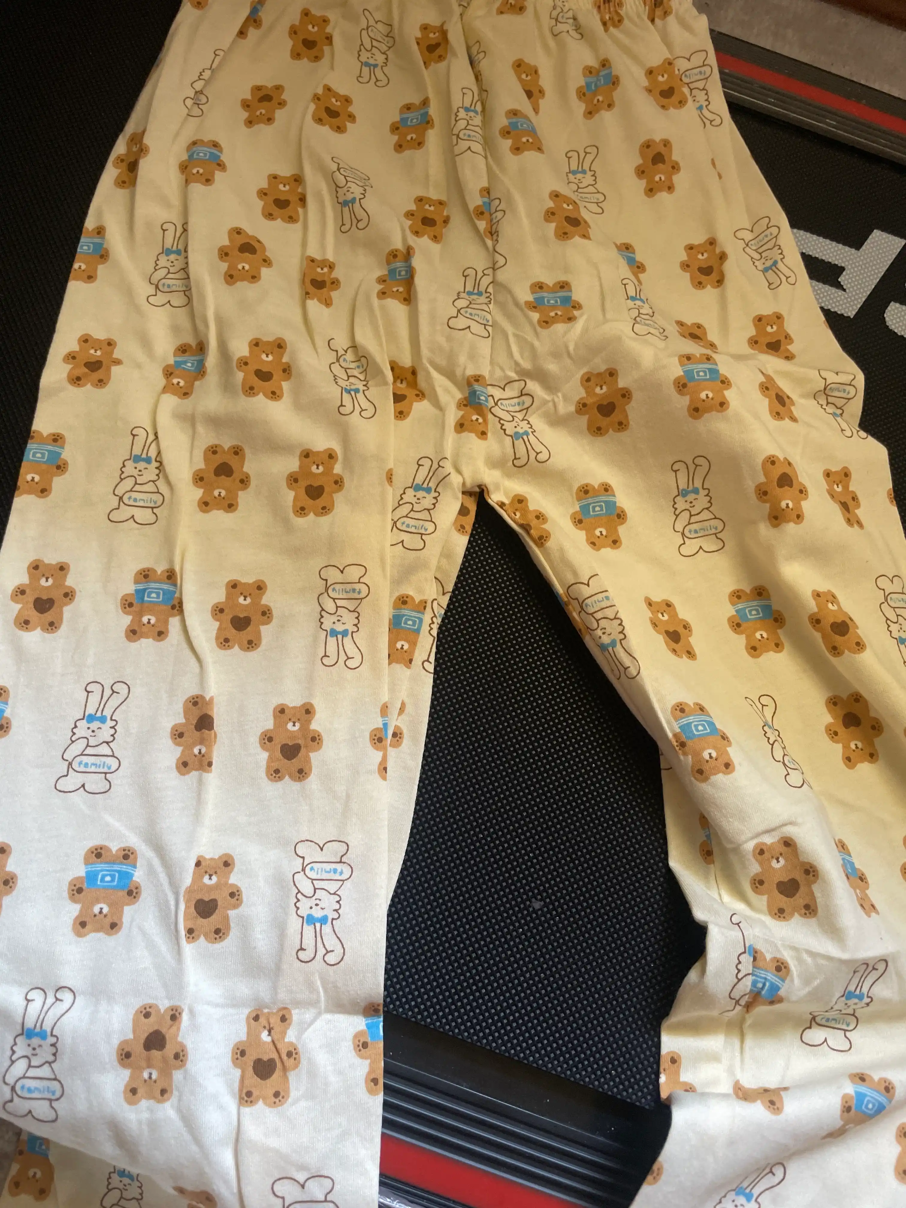 Bolalar uchun paxtali yumshoq pijama to‘plami futbolka va shimlar