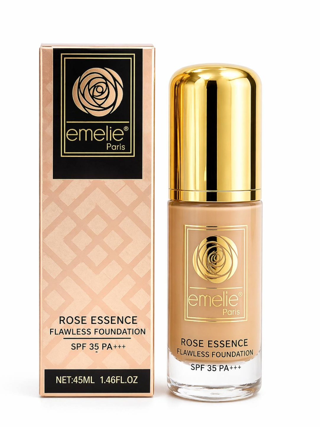 Тональный крем для лица Emelie SPF, стойкий, матовый эффект и ровное покрытие