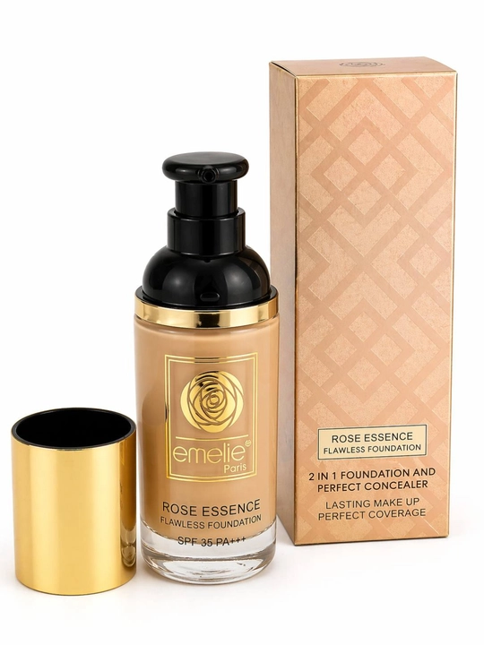 Тональный крем для лица Emelie SPF, стойкий, матовый эффект и ровное покрытие