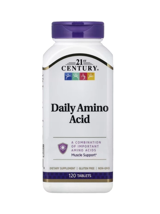 Aminokislotalar majmuasi 21st Century Daily Amino Acid 120 tabletka, Halol