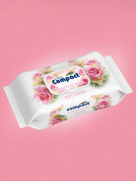 ULTRA COMPACT nam salfetkalar “Romantik atirgul” 100 dona