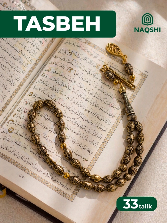 Tasbeh 33 talik, kundalik zikr va ibodat uchun qulay va nafis aksessuar - 