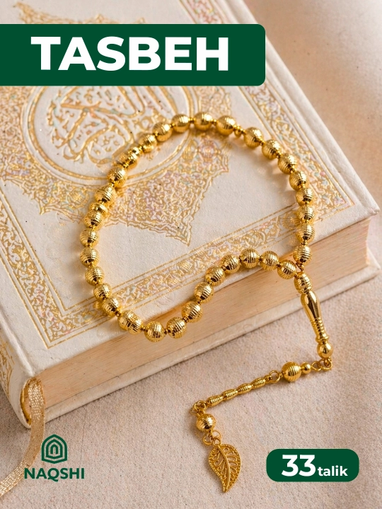 Tasbeh 33 talik, kundalik zikr va ibodat uchun qulay va nafis aksessuar - 