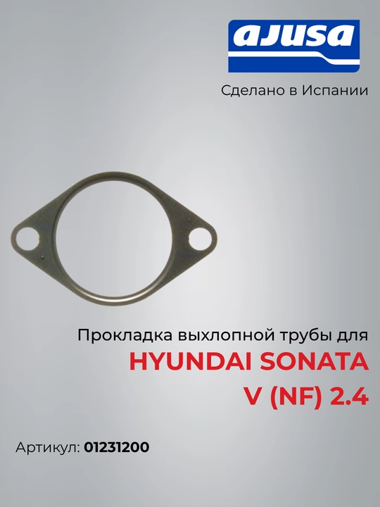 Прокладка выхлопной трубы для HYUNDAI SONATA V (NF) 2.4 01231200 - 
