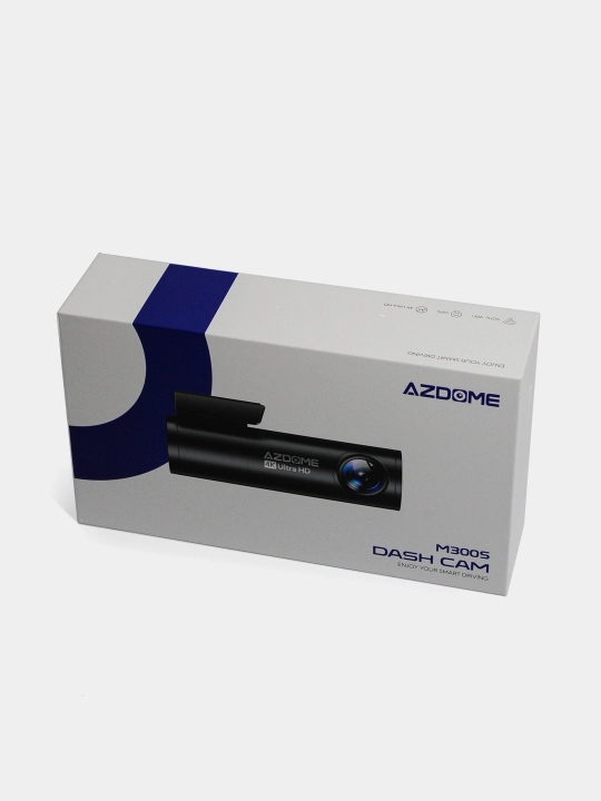 Azdome M300s — ikki kamerali videoregistrator 4K + Full HD, Wi-Fi, GPS + SD64