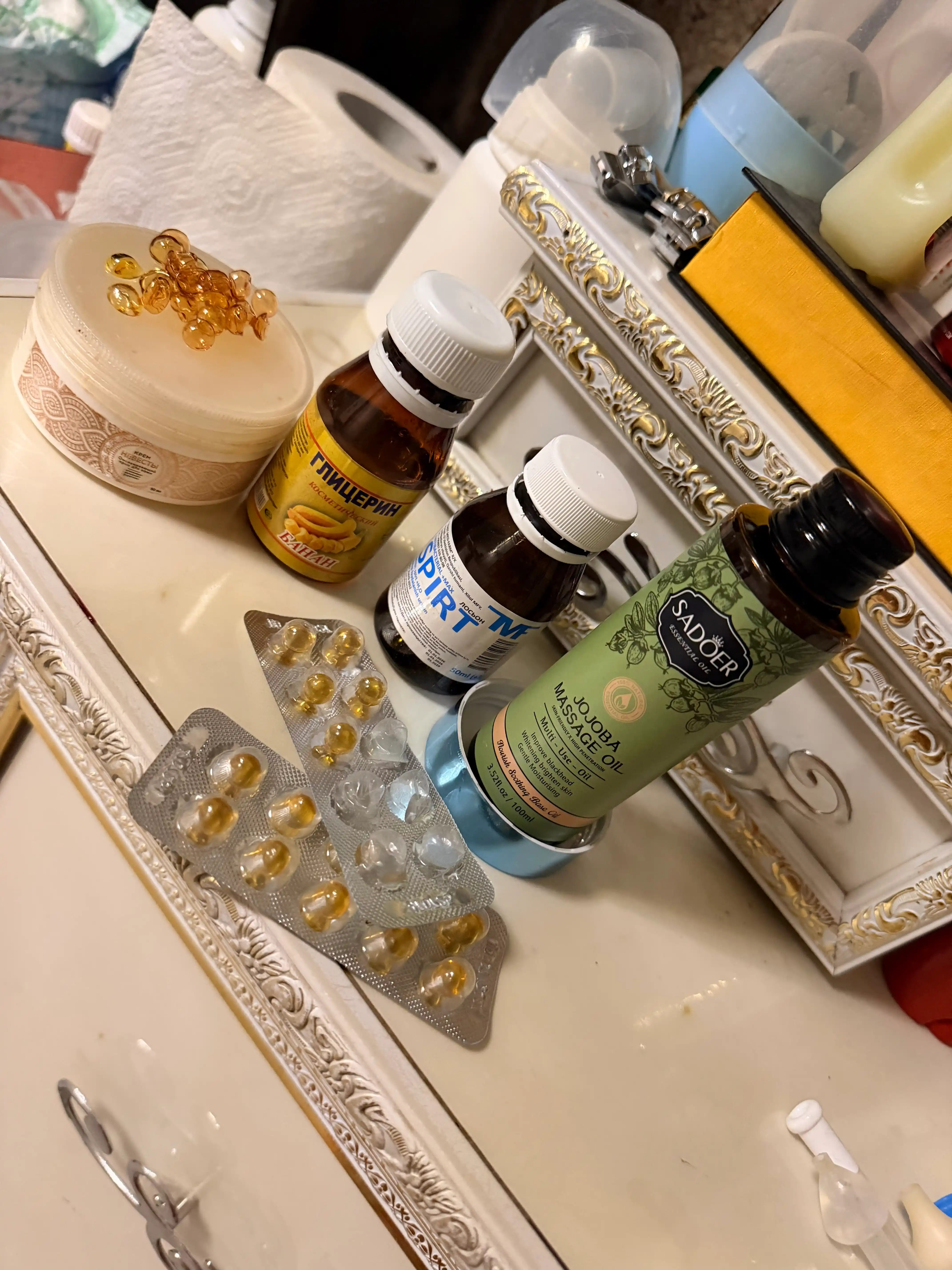 Jojoba moyi, tabiiy, 100 ml, kosmetik, yuz, tana va sochlar uchun, ajinlarga qarshi