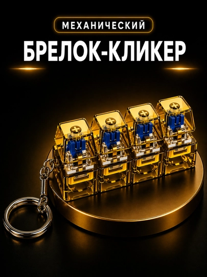 Антистрессовая клавиатура-брелок — это гаджет, который помогает сосредоточиться — 1980707-ANTISTRESS-ЖЕЛТ