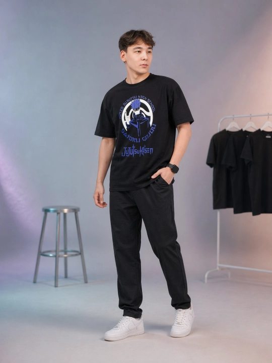 Erkaklar va ayollar uchun oversize futbolka, bahor-yoz uchun streetwear