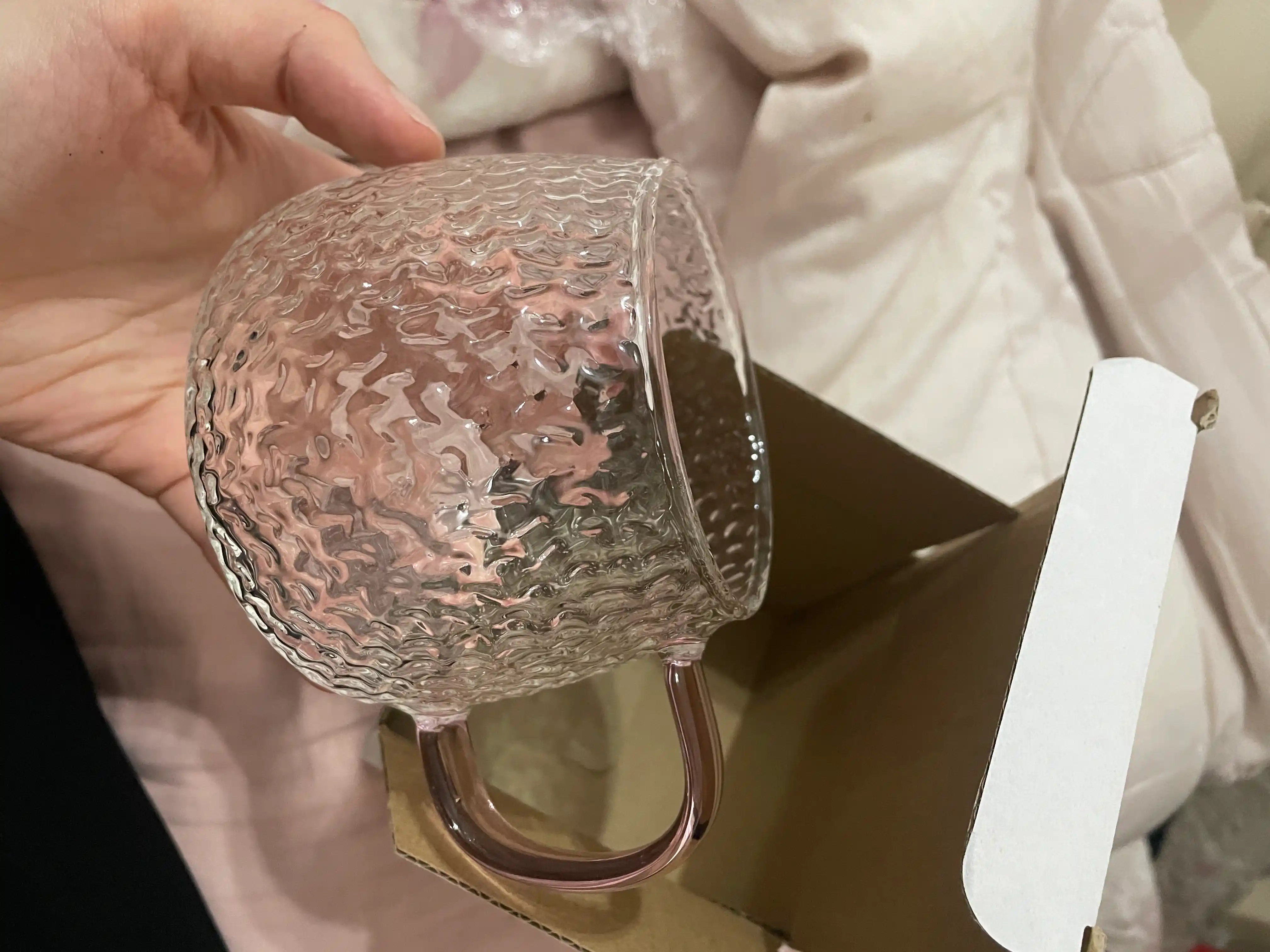 Borosilikat shishali krujka, 420 ml