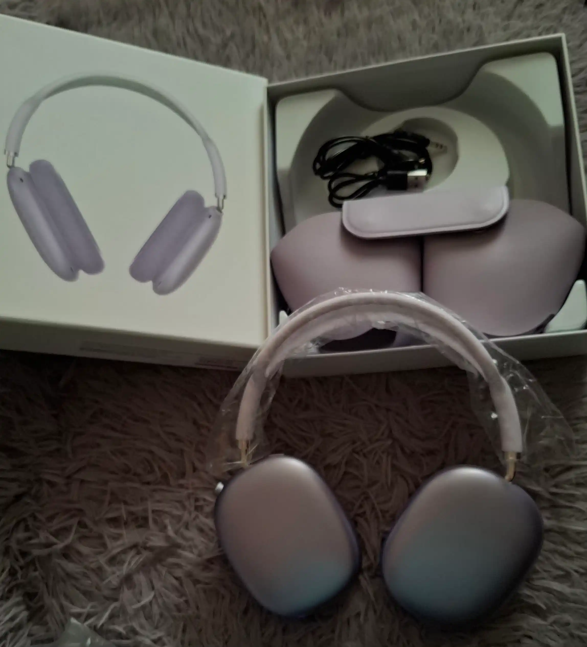Simsiz quloqchinlar AI Max, 2, 2025 Bluetooth 5.1, to'liq o'lchamli mikrofonli Pods Max