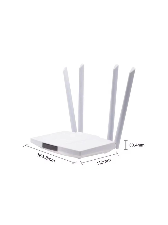 Yuqori sifatli 4G Wi-Fi router, SIM-karta sloti bilan, ikki diapazonli, 4 ta antenna bilan