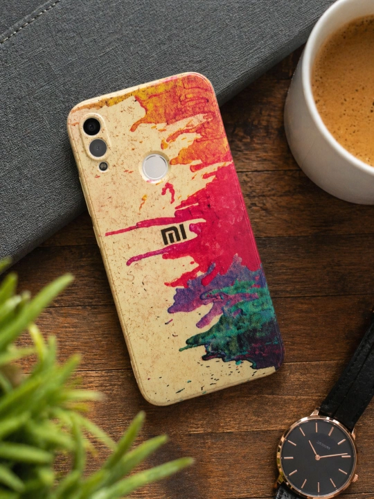 G'ilof Redmi Note 7 uchun, shaffof, silikonli