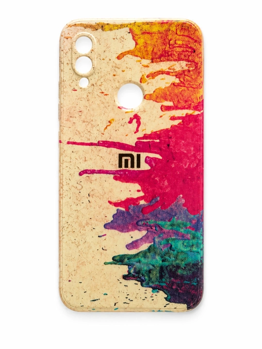 G'ilof Redmi Note 7 uchun, shaffof, silikonli