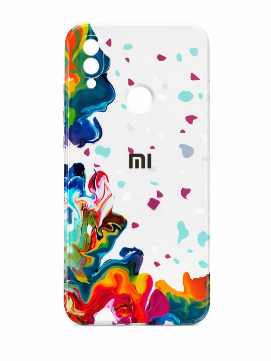 G'ilof Redmi Note 7 uchun, shaffof, silikonli