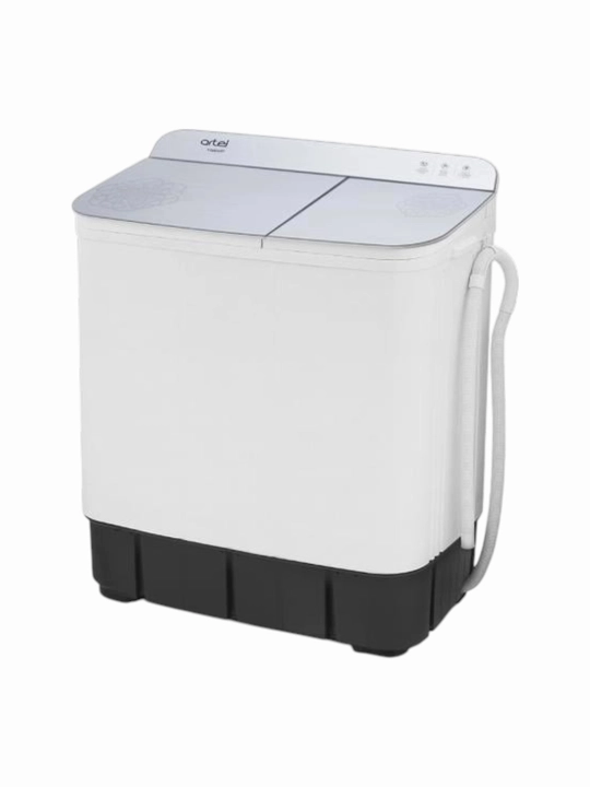 Artel TE 60 L kulrang yarim avtomat kr yuvsh mashinasi 6 kg, yuqori yuklama, kuchli siqish