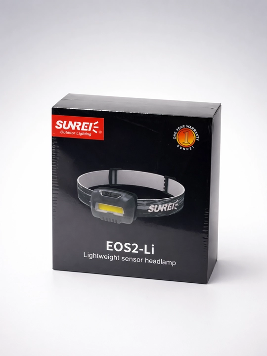 SUNREI EOS2-Li – Sensorli, yengil va kuchli bosh chiroq