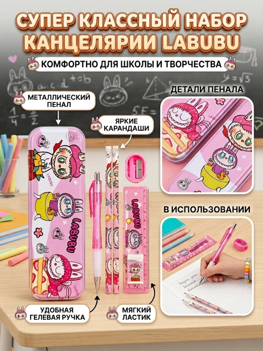 Labubu kanselyariya to‘plami 6612 - 