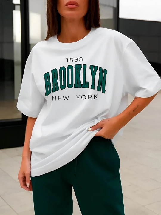Ayollar oversize futbolkasi, futbolka ayollar uchun