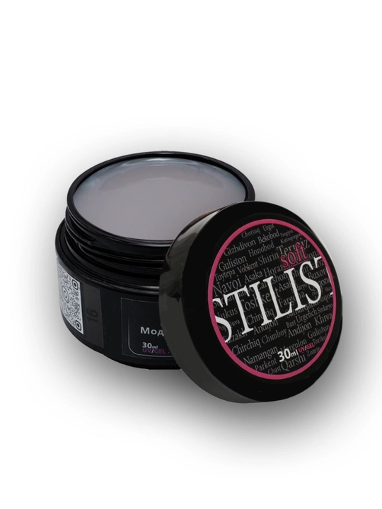Gel №16, 30 ml, kulrang-pushti nyud, tirnoqlar uchun, STILIST_STORE