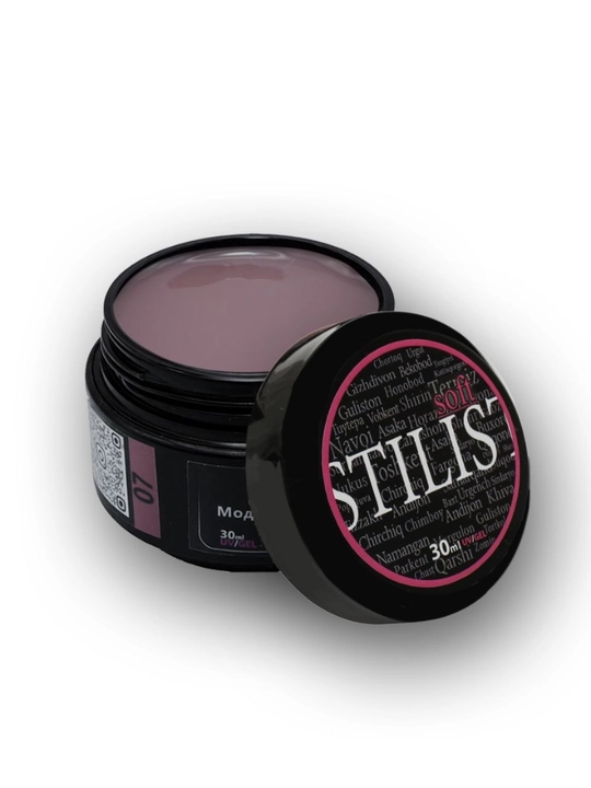 Gel №07, 30 ml, to‘q pushti nyud, tirnoqlar uchun
