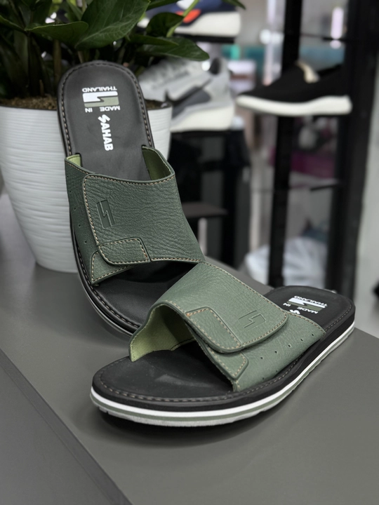 Мужские тапочки SAHAB (размеры 45-47), удобные и качественные, Made in Thailand
