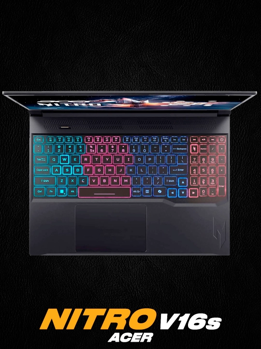 Acer Nitro V16s | 16" WUXGA IPS 180Гц |Intel Core 9-270H |16ГБ DDR5 |1ТБ SSD |RTX 5070 8ГБ
