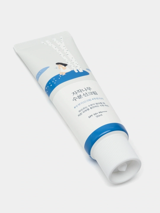 Namlovchi quyoshdan himoylavochi krem Round Lab Birch Juice Moisturizing Sun Cream SPF50+ - 