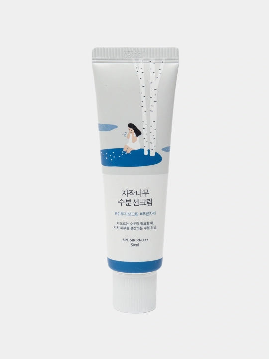 Namlovchi quyoshdan himoylavochi krem Round Lab Birch Juice Moisturizing Sun Cream SPF50+ - 