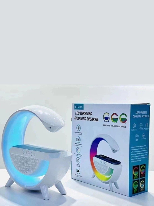 Умная колонка с RGB-подсветкой, будильником, ночным светильником, светодиодный ночник