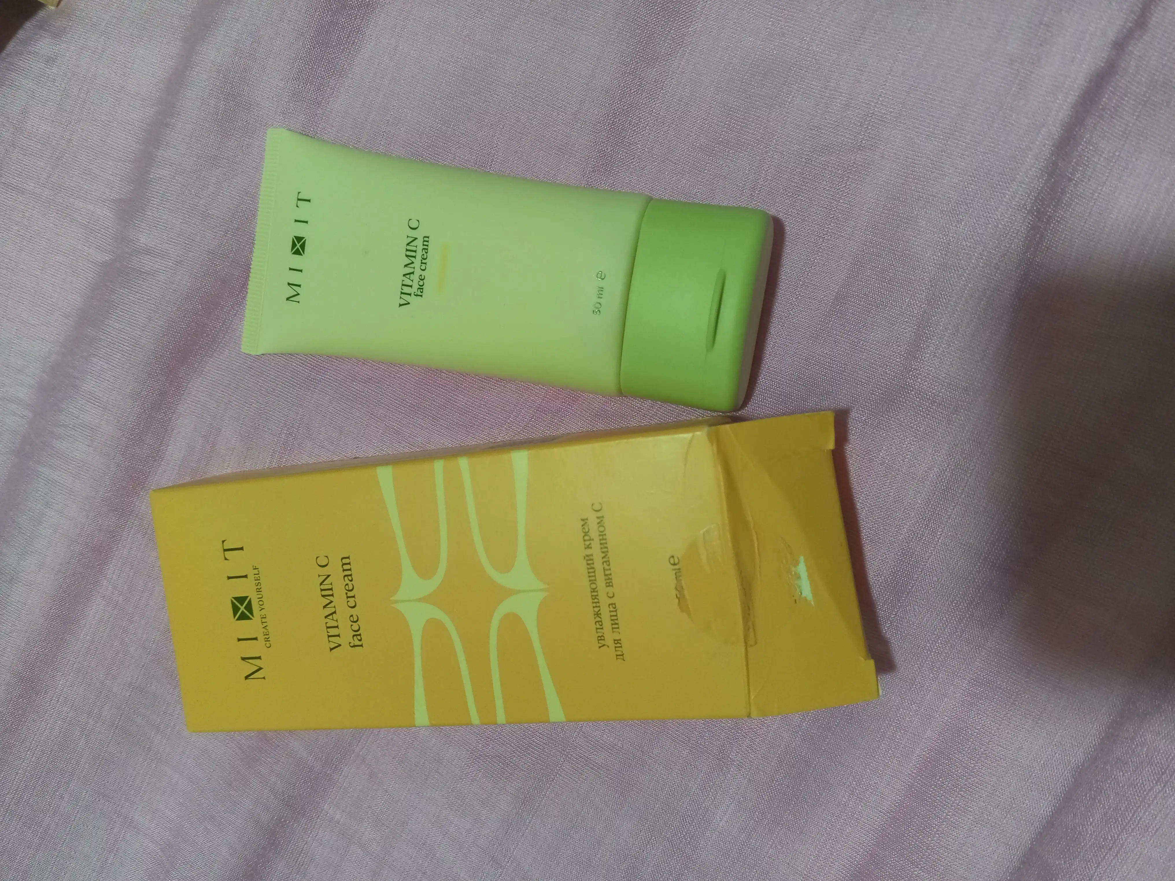 MIXIT face cream, увлажняющий крем для лица с витамином С, 50 ml