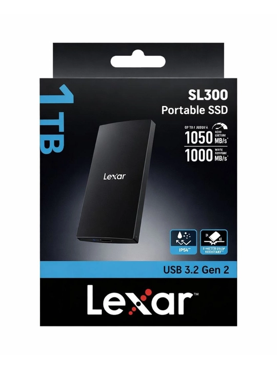 Внешний SSD-накопитель Lexar SL300 1 ТБ USB 3.2 Gen 2 - 