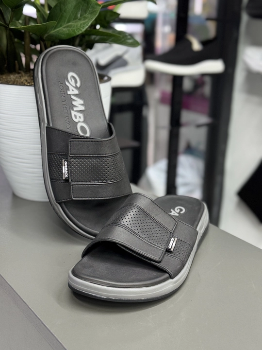 Мужские тапочки GAMBOL (размеры 40-44), лёгкие и удобные, Made in Thailand