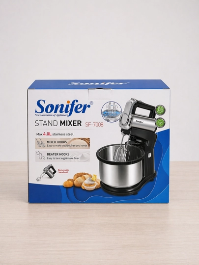 Профессиональный планетарный кухонный миксер Sonifer — мощный, высокопроизводительный